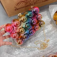 Acrylic Bag  New  Shoulder Fashion Design Women's Chain Egg Bag Box Bag main image 4