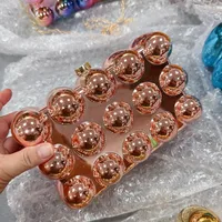 Acrylic Bag  New  Shoulder Fashion Design Women's Chain Egg Bag Box Bag sku image 3