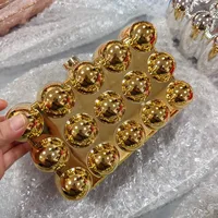 Acrylic Bag  New  Shoulder Fashion Design Women's Chain Egg Bag Box Bag sku image 1