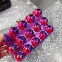Acrylic Bag  New  Shoulder Fashion Design Women's Chain Egg Bag Box Bag sku image 10