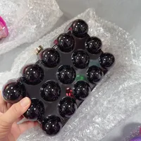 Acrylic Bag  New  Shoulder Fashion Design Women's Chain Egg Bag Box Bag sku image 7