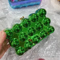 Acrylic Bag  New  Shoulder Fashion Design Women's Chain Egg Bag Box Bag sku image 5