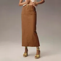 American Style Retro Straight Long Dress Autumn High-end Sense Pocket Skirt Commuter Style Solid Color Elegant Casual Workwear Skirt main image 4