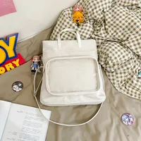 New Painful Bag Baby Bag Big Food Girl Casual Handbag College Student Shoulder Crossbody Bag Folding Ear Women's Bag sku image 2