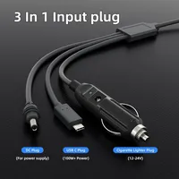 Suitable For 3 In 1 Starlink Car Charger/DC To DC Cable, Mini Power Cord, main image 4