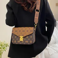 Fashionable Shoulder Bag Simple Fashion Retro Women Bag  New Personal Leisure Texture Western Style Crossbody Small Square Bag main image 2