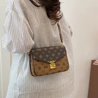 Fashionable Shoulder Bag Simple Fashion Retro Women Bag  New Personal Leisure Texture Western Style Crossbody Small Square Bag main image 4