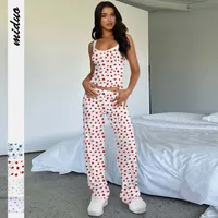 Lace Digital Printing Sling Casual Pants Two-Piece Women's Summer Suit Women's Casual Wear main image 1