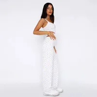 Lace Digital Printing Sling Casual Pants Two-Piece Women's Summer Suit Women's Casual Wear main image 3