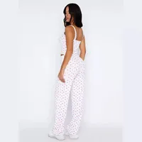 Lace Digital Printing Sling Casual Pants Two-Piece Women's Summer Suit Women's Casual Wear main image 4