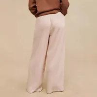 New Foreign Trade Fashion Casual Loose Straight Leg Pants Trousers  Hot Solid Color Lace-up Commuter Autumn And Winter Wide Leg Pants main image 2