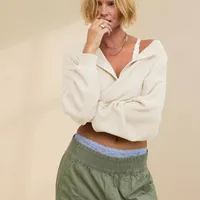Hot Sale  New Button Waffle Loose Casual Commuting Lazy Sweat Top Autumn And Winter Women's Clothing sku image 11