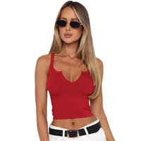 New Style Dopamine Wear Spice Girls Women's Vest Outer Wear Women's Summer Sweet And Spicy Style Small V-neck Y2K Slim-fit Top main image 5
