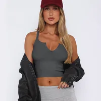 New Style Dopamine Wear Spice Girls Women's Vest Outer Wear Women's Summer Sweet And Spicy Style Small V-neck Y2K Slim-fit Top sku image 14