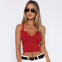 New Style Dopamine Wear Spice Girls Women's Vest Outer Wear Women's Summer Sweet And Spicy Style Small V-neck Y2K Slim-fit Top sku image 24
