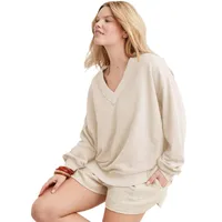 Wish  Hot Selling New  Women's Fashion Brand Pullover Sweater Jacket Loose Long Sleeve Top Knitted Shirt main image 5