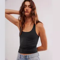 Hot-selling Simple Inner Vest Texture Covering Paramipes Tight Soft Y-shaped Shoulder Strap Slimming Lightweight Sling main image 4