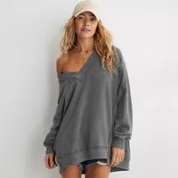 Wish  Hot Selling New  Women's Fashion Brand Pullover Sweater Jacket Loose Long Sleeve Top Knitted Shirt sku image 5
