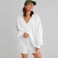 Wish  Hot Selling New  Women's Fashion Brand Pullover Sweater Jacket Loose Long Sleeve Top Knitted Shirt sku image 14