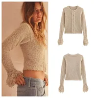 Women's Knitwear Long Sleeve Sweaters & Cardigans Simple Style Classic Style Solid Color main image 1