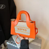 Trendy Small Square Bag  Fashion Shoulder Bag Letter Printing Women's Bag New Simple Handbag  Crossbody Bag main image 2