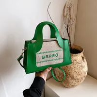 Trendy Small Square Bag  Fashion Shoulder Bag Letter Printing Women's Bag New Simple Handbag  Crossbody Bag main image 3