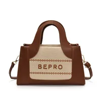 Trendy Small Square Bag  Fashion Shoulder Bag Letter Printing Women's Bag New Simple Handbag  Crossbody Bag sku image 3