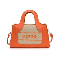 Trendy Small Square Bag  Fashion Shoulder Bag Letter Printing Women's Bag New Simple Handbag  Crossbody Bag sku image 4