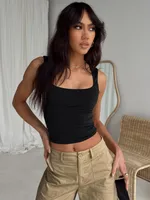 Wish  Y2g Vest Inner Women's Clothing  Fashion Brand Sexy Slim Fit Hot Girl Bm Top Square Collar Bottoming Shirt main image 5