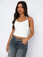 Sexy Hot Girl Women's Clothing New  Halter Bm Camisole Pure Desire Slim-fit Navel Y2g Top Summer sku image 7