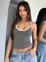 Sexy Hot Girl Women's Clothing New  Halter Bm Camisole Pure Desire Slim-fit Navel Y2g Top Summer sku image 13