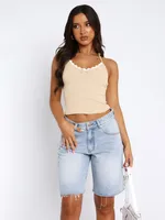 Sexy Hot Girl Women's Clothing New  Halter Bm Camisole Pure Desire Slim-fit Navel Y2g Top Summer sku image 11