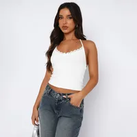 Sexy Hot Girl Women's Clothing New  Halter Bm Camisole Pure Desire Slim-fit Navel Y2g Top Summer main image 2