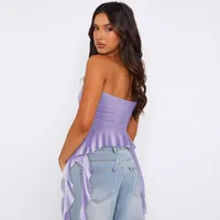 Spring And Summer  Y2g Clothes Pure Tassel Design Vest Women's High-grade Tube Top Outer Wear main image 4