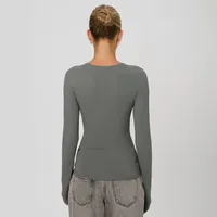 New  Naked Sense Solid Color Y2K American Shoulder T-shirt Sexy Slim-fit Spice Girl Top Women's Summer High-end Sense main image 4