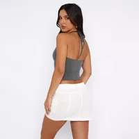 Sexy Hot Girl Women's Clothing New  Halter Bm Camisole Pure Desire Slim-fit Navel Y2g Top Summer main image 4
