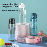 High-value Large-capacity Plastic Cup With Lifting Rope Scale Cup Student Direct Drinking Cup Outdoor Sports Cup Customization main image 1