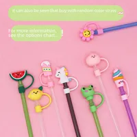 Stanley Cup Straw Sleeve Silicone Straw Cap Flower Straw Plug  Explosions Factory In Stock Direct Sales main image 2