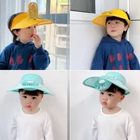 New Style Sun Hat With Fan USB Charging Big Brim Outdoor Summer Hat Men's And Women's Sun Hat Parent-child Sun Hat main image 1