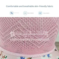 Summer Hat Sunscreen Hat Big Brimmed Mother Mother-in-law Middle-aged Hat Travel Cycling Sunshade Breathable Sun Hat main image 4