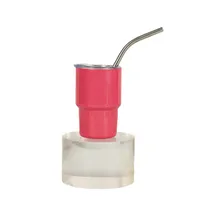 Household Stainless Steel Suction Tube Cup Single And Double Layer  Anti-fall Small Wine Glass 3oz Cup Mini Sublimation Thermos Cup main image 5
