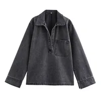 Spring  New Street Style Denim Shirt 1209427001 Casual Pants 1209795001 Suit main image 3