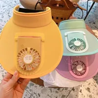 New Style Sun Hat With Fan USB Charging Big Brim Outdoor Summer Hat Men's And Women's Sun Hat Parent-child Sun Hat main image 2