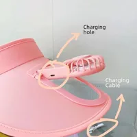 New Style Sun Hat With Fan USB Charging Big Brim Outdoor Summer Hat Men's And Women's Sun Hat Parent-child Sun Hat main image 3