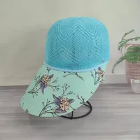 Summer Hat Sunscreen Hat Big Brimmed Mother Mother-in-law Middle-aged Hat Travel Cycling Sunshade Breathable Sun Hat sku image 6