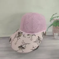 Summer Hat Sunscreen Hat Big Brimmed Mother Mother-in-law Middle-aged Hat Travel Cycling Sunshade Breathable Sun Hat sku image 7