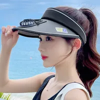 New Summer Fan Hat USB Rechargeable Adult Empty Top Hat Men's And Women's Sunscreen Sun Hat Cool Hat Outdoor Sun Hat main image 1