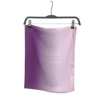 Live  Gradient Pearl Chiffon Stitched Metal Bead Chain Long Scarf Hui Scarf Malay Middle East Headscarf sku image 1