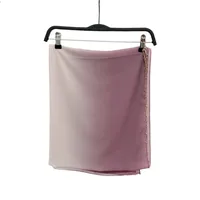 Live  Gradient Pearl Chiffon Stitched Metal Bead Chain Long Scarf Hui Scarf Malay Middle East Headscarf sku image 9