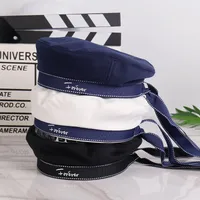 Sailor Dance Sailor Hat Beret Uniform Cap Navigator Hat Stage Performance Letter Hat main image 1